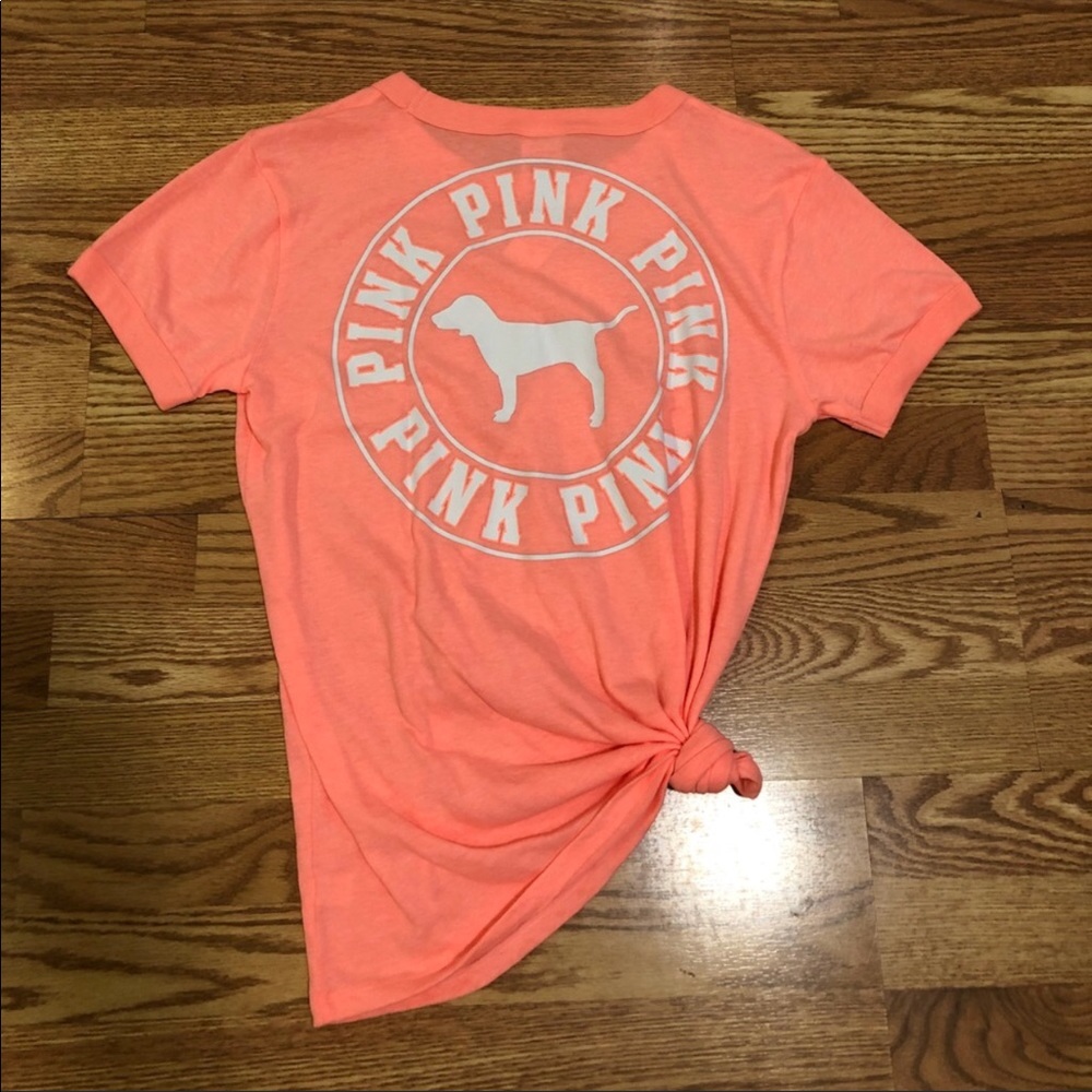 *ISO* Pink Ringer Shirt - Picture 2 of 2